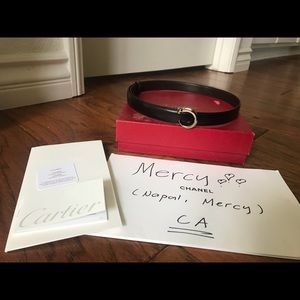 SOLD!!! Authentic Cartier belt
